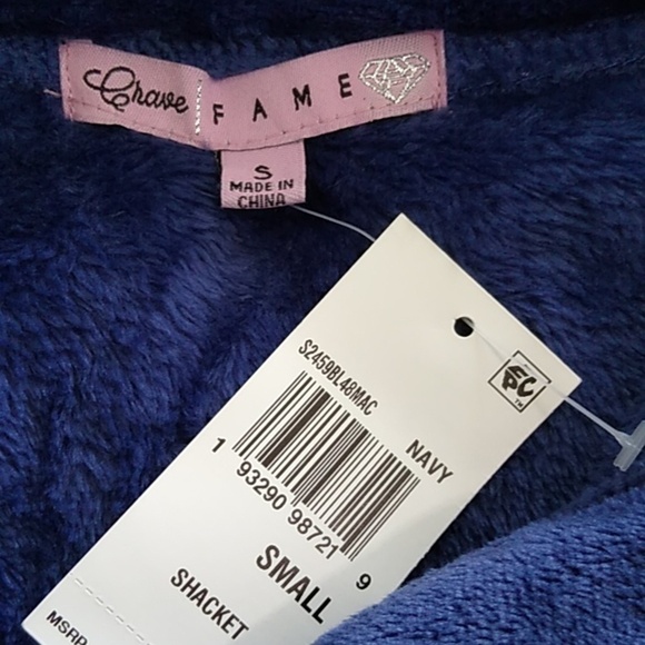 NEW Crave Fame Juniors Faux Fur Shacket - Picture 9 of 14